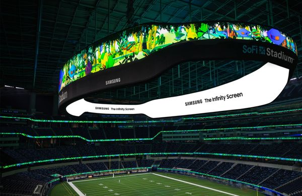 Samsung Kicks Off Game Day With the World’s Largest LED Videoboard Ever Built for Sports